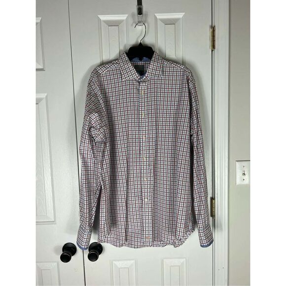 Thomas Dean Mens Button Down Shirt Size XL - Picture 1 of 3